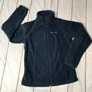 Columbia Sawyer Rapids Fleece Jacket Navy Woman’s Size Small